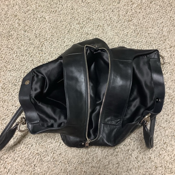 Black Leather Coach Hobo Bag - Picture 3 of 4